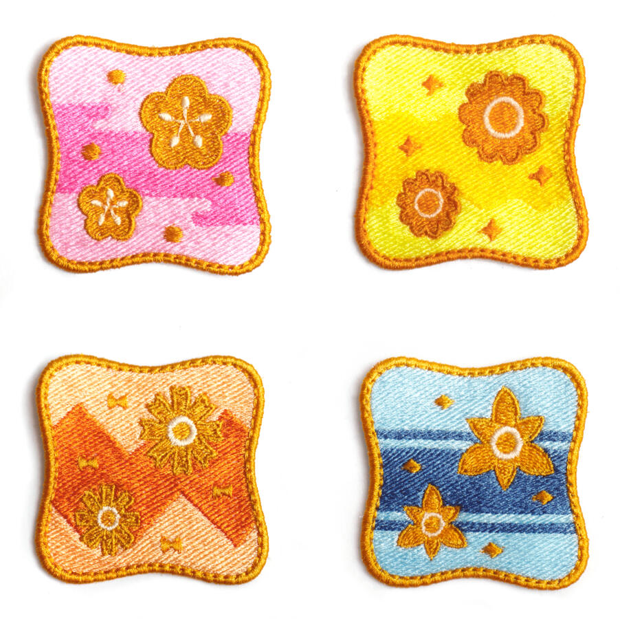 A3! Spring, Summer, Autumn, Winter Troupe Badges