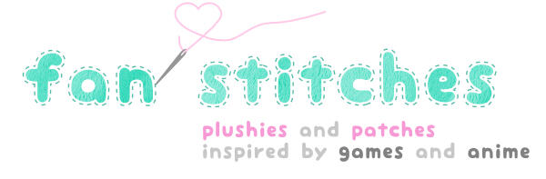 Fan Stitches! Plushies and sewing patterns inspired by games and anime